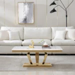 CT308 Rectangular Marble Coffee Table by Artisan Furniture - Image 9