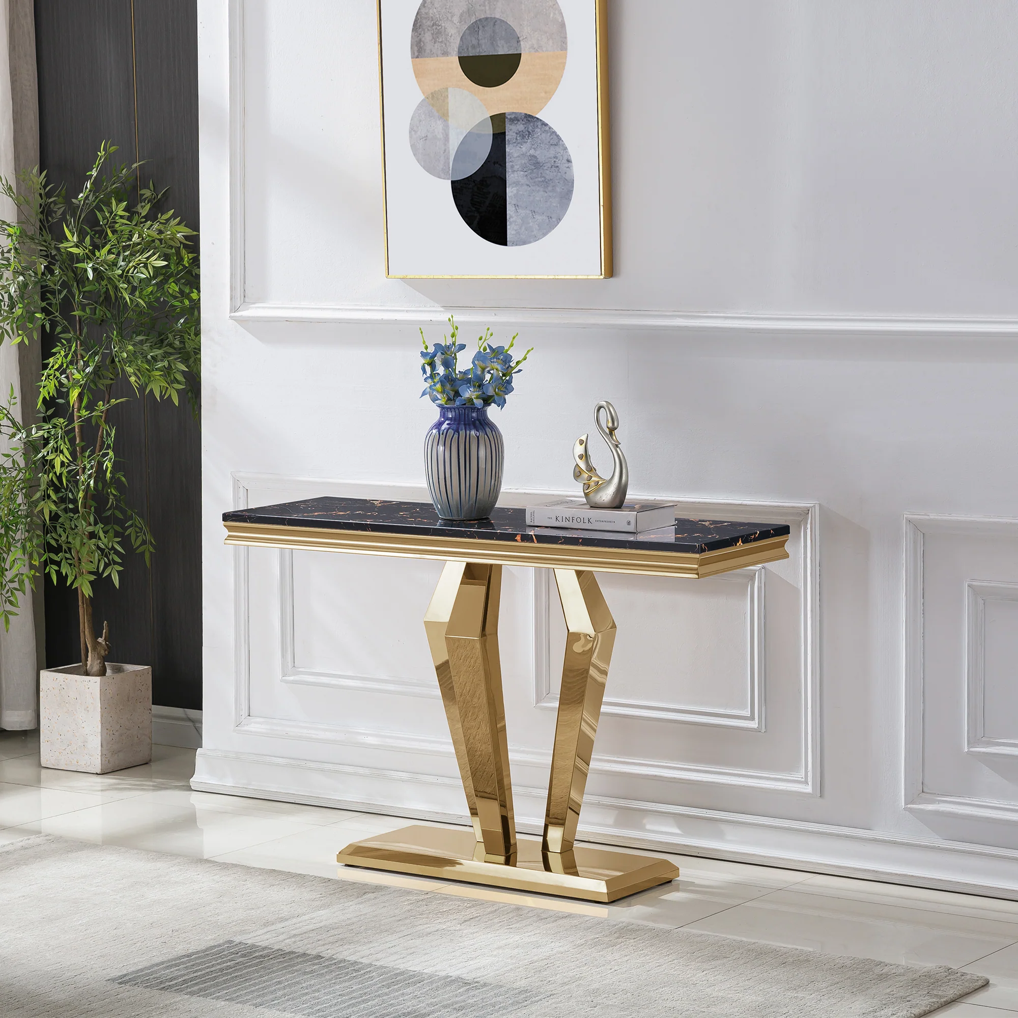 St308 Console Table By Artisan Furniture Accent Console Tables Mobilia Cleopatra 3 ST308 Console Table by Artisan Furniture 3