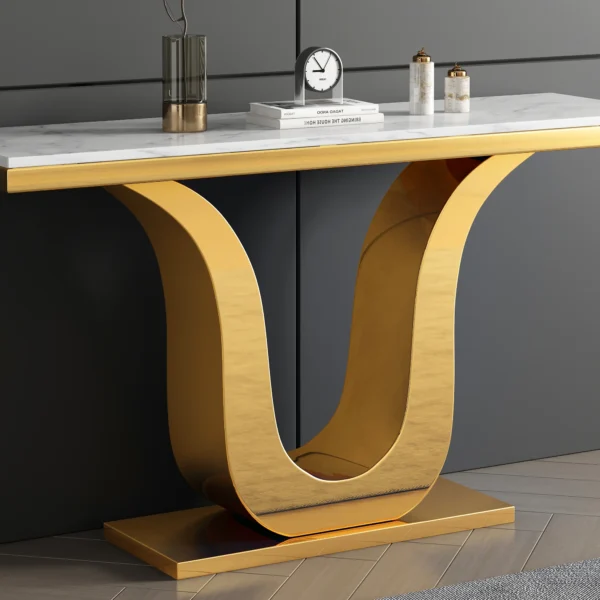 ST053 Modern Marble Console Table by Artisan Furniture - Image 5