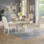 Arcadia 5 Pc Dining Table Set Rustic by Furniture of America