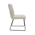 Benito Beige Upholstery Side Dining Chair By Homelegance - Image 2