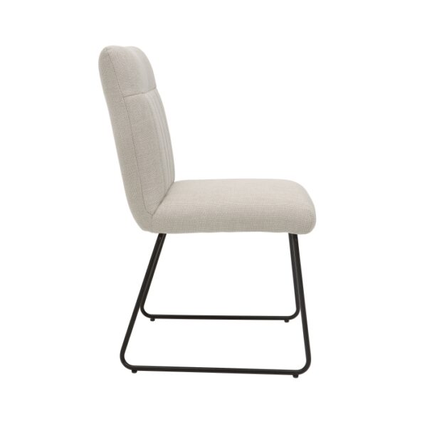 Benito Beige Upholstery Side Dining Chair By Homelegance - Image 2