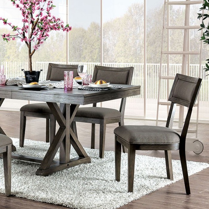 Leeds Dining Table Rustic Gray By Furniture Of America Dining Room Furniture Mobilia Cleopatra 3 Leeds Dining Table Rustic Gray by Furniture of America 3