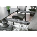 Alpena Dining Table Transitional Gray by Furniture of America 11
