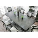 Alpena Dining Table Transitional Gray by Furniture of America 12