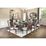 Arcadia Dining Table Rustic Rustic Natural Tone, Ivory by Furniture of America 13