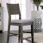 Anton Counter Ht. Chair (2/Box) Contemporary Gray, Light Gray  by Furniture of America 7