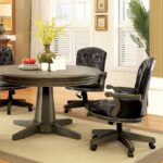 Yelena Game Table Transitional Gray by Furniture of America 9