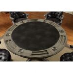 Yelena Game Table Transitional Gray by Furniture of America 11