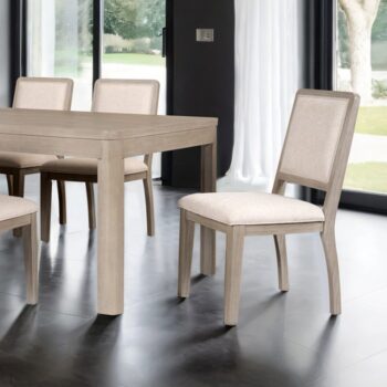 Belize 7 Pc Dining Table Set Modern Gray by Furniture of America