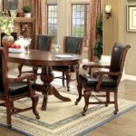 Melina Game Table Transitional Brown Cherry by Furniture of America 8