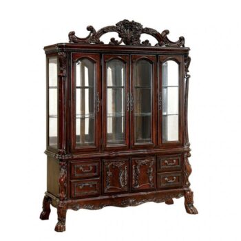 Medieve Hutch & Buffet Traditional Cherry by Furniture of America