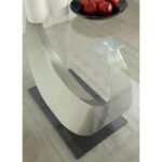 Orla Dining Table Contemporary Silver, Black by Furniture of America 14