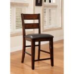 Dickinson Counter Ht. Chair Transitional Dark Cherry by Furniture of America 7