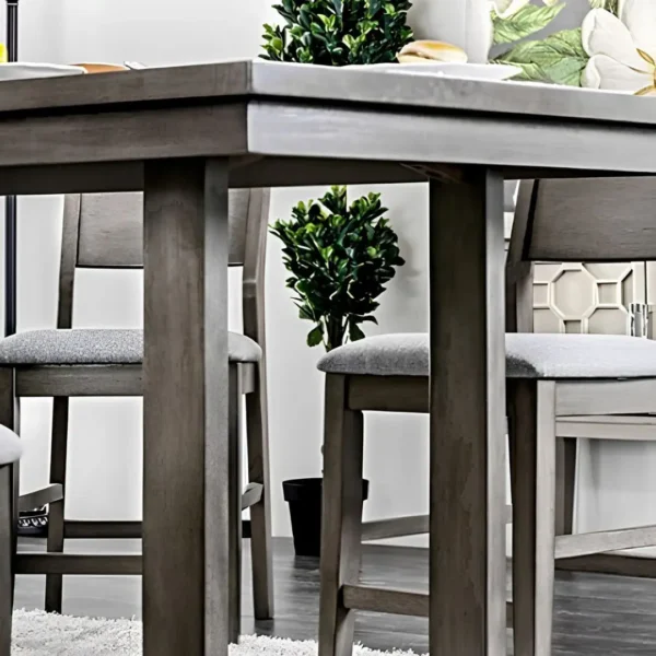 Anton 7 Pc Counter Ht Table Set Contemporary by Furniture of America - Image 3