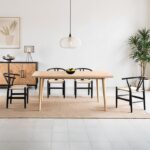 Modern Farmhouse: Lakeside 7 Pc. Dining Table Set Natural Finish