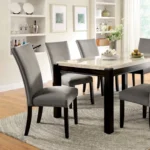 Gladstone 7 Pc Dining Table Set Transitional by Furniture of America