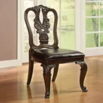 Bellagio Cherry Rectangular Extendable Dining Table by Furniture of America