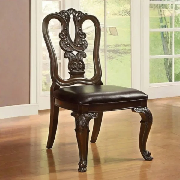 Bellagio Cherry Rectangular Extendable Dining Table by Furniture of America