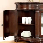 Bellagio Cherry Rectangular Extendable Dining Table by Furniture of America