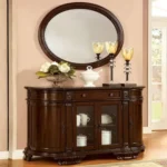 Bellagio Cherry Rectangular Extendable Dining Table by Furniture of America