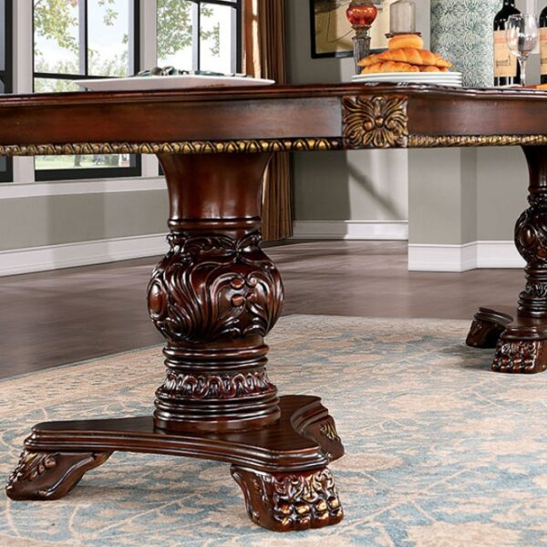Normandy 9 Pc. Traditional Dining Table Set – Brown Cherry