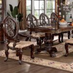 Normandy 9 Pc. Traditional Dining Table Set – Brown Cherry