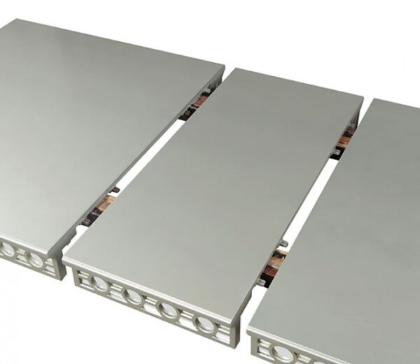 Adalia 7 Pc Dining Table Set – Silver & Dark Gray Glam Dining Set