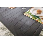 Alfred 7 Pc Dining Table Set – Antique Black Rustic Dining Set