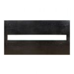 Luminar 7 Pc Dining Table Set – Black Contemporary LED Dining Set