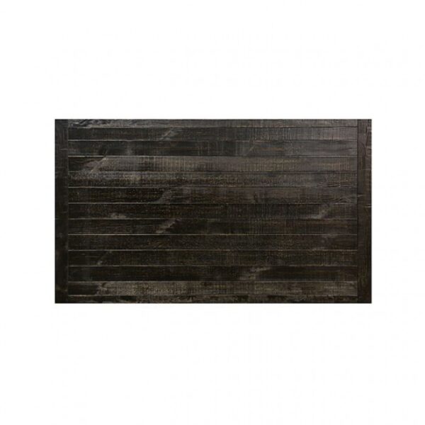 Alfred 6 Pc Dining Table Set w/ Bench – Antique Black Rustic