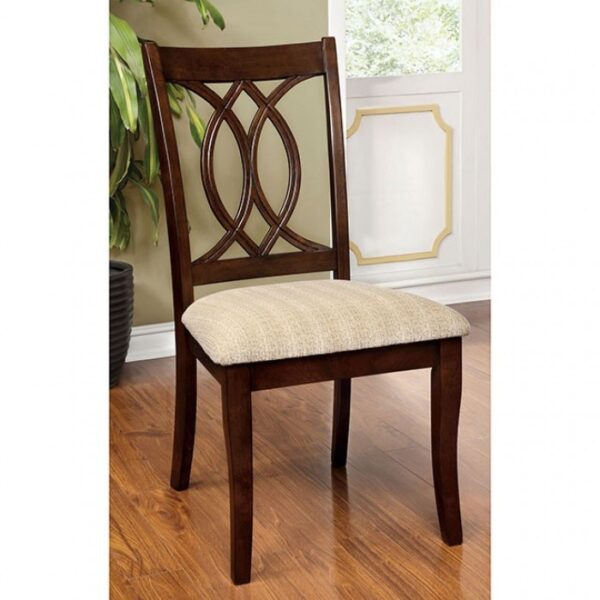 Carlisle 5 Pc Dining Table Set – Brown Cherry Transitional Dining