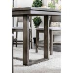 Anton 7 Pc Counter Height Table Set – Gray Transitional Dining