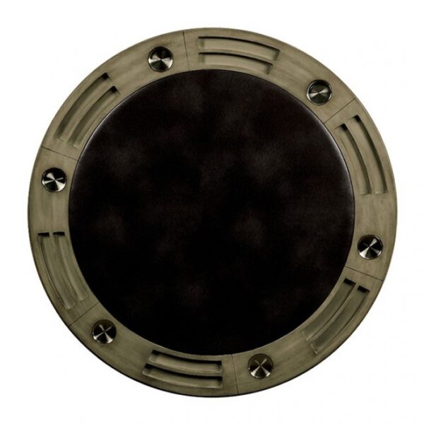 Yelena 5 Pc Dining & Game Table Set – Gray Transitional