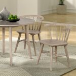 Yate 5 Pc Dining Table Set – Natural Oak Mid-Century Modern Dining