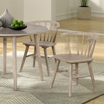 Yate 5 Pc Dining Table Set – Natural Oak Mid-Century Modern Dining