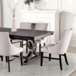 Gosport 7 Pc Dining Table Set – Black Transitional Dining