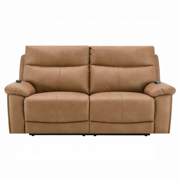 Power Motion Loveseat with USB & Power Headrest
