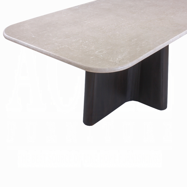 Dining Table with Bottocino Marble Top
