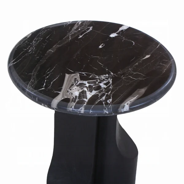 End Table with Natural Marble Top