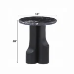 Kinton End Table with Natural Marble Top by ACME - Image 3