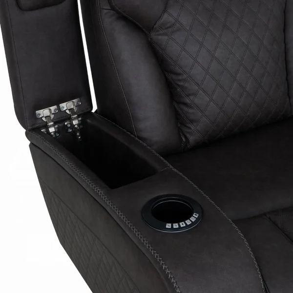 Wendell Power Motion Recliner with Storage, USB & LED by ACME - Image 4