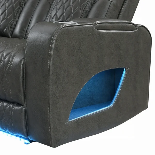Power Motion Sofa wPower Headrest Details