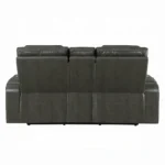 Power Motion Loveseat with Console Backview