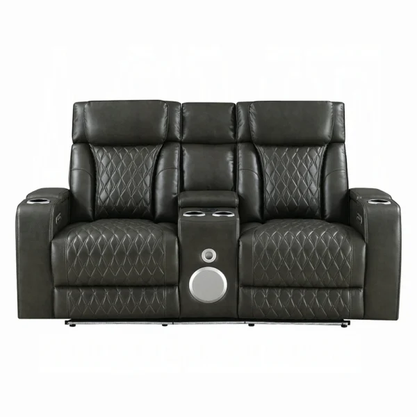 Power Motion Loveseat with Console