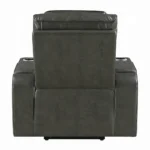 Power Motion Recliner with Power Headrest Backview