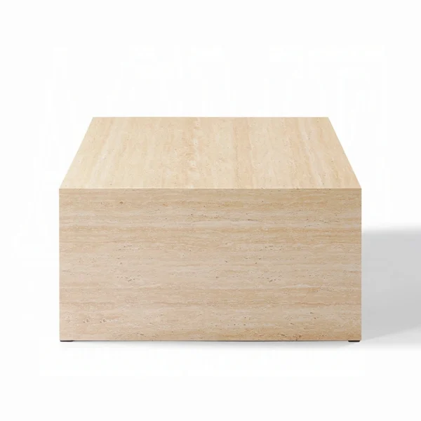 Rectangular Travertine Stone Coffee Table