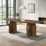 Rectangular Wood Walnut Dining Table