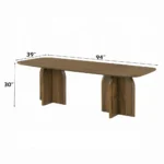 Rectangular Wood Dining Table Dimensions