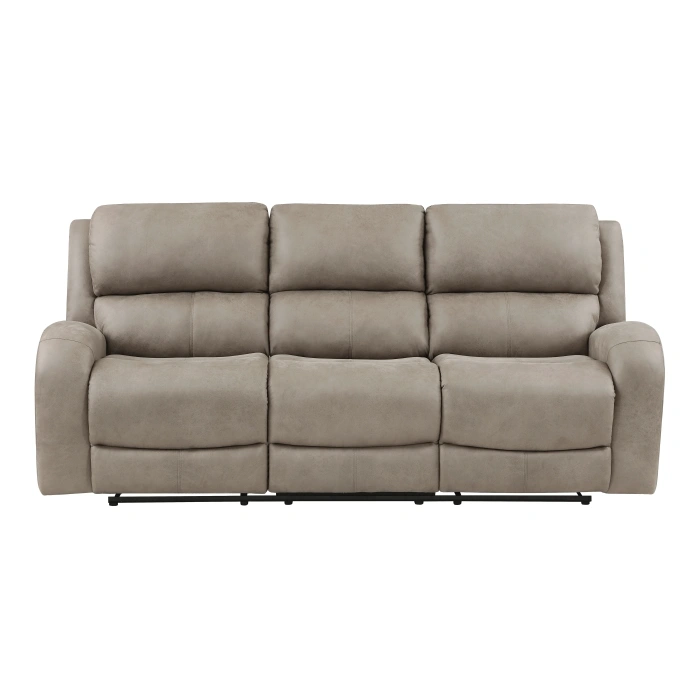 Pagosa Double Reclining Transitional Sofa By Homelegance | Mobilia Cleopatra 3 Transitional Sofa